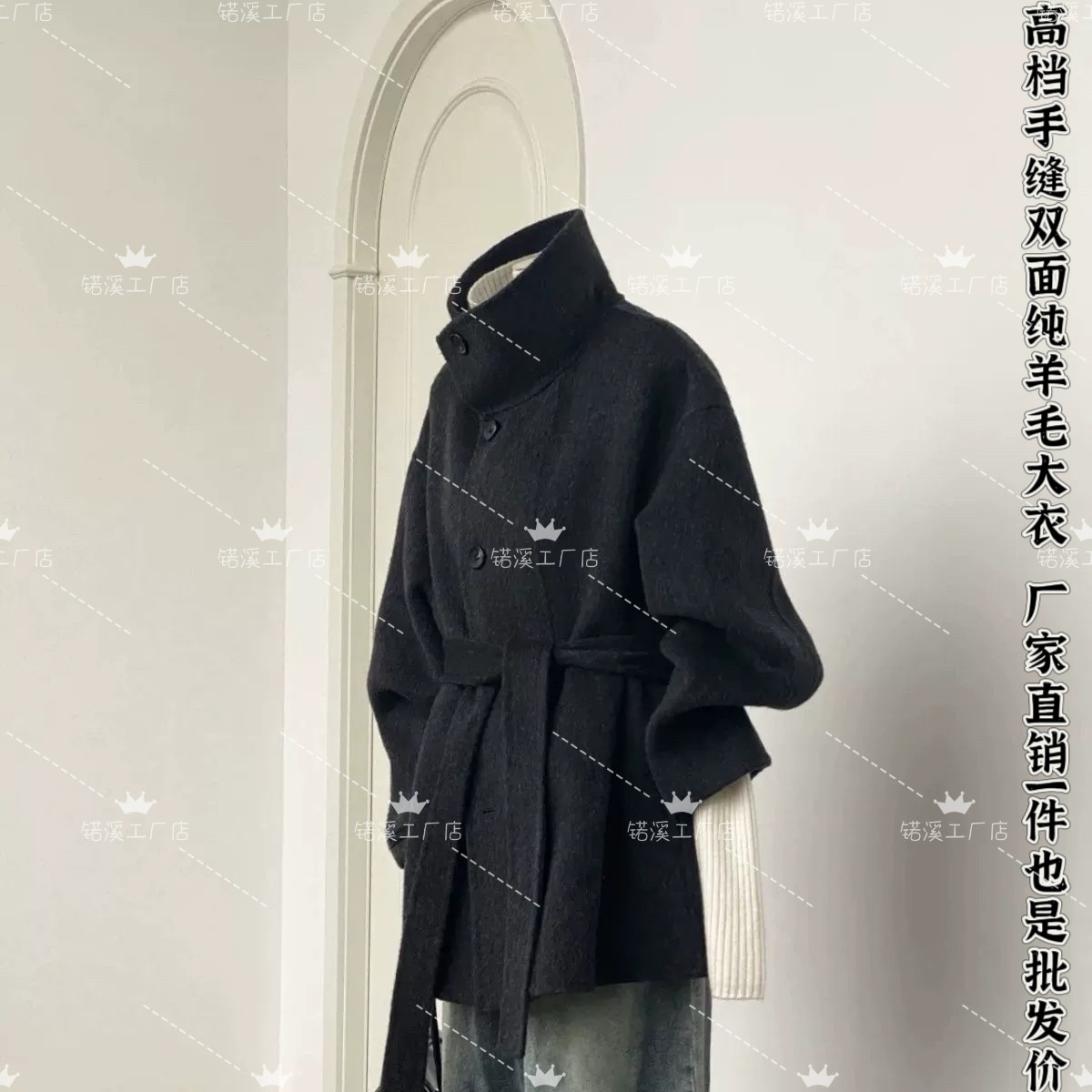 2025新款简约通勤气质秋冬羊毛呢外套