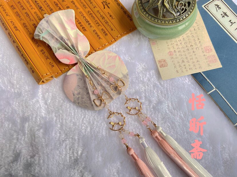 【现货掉落】汉服古风配饰异形古法荷包香囊流苏穗子装饰禁步腰饰