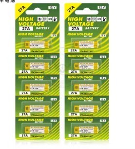 27A电池12V碱性正品足容遥控器门铃卷闸门玩具12v27a电池