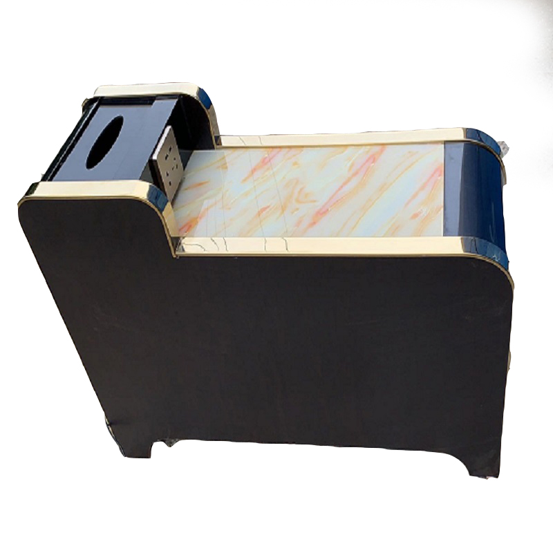 足浴茶几柜洗脚店美容按摩经济型USB充电茶水中间柜简约花纹整装