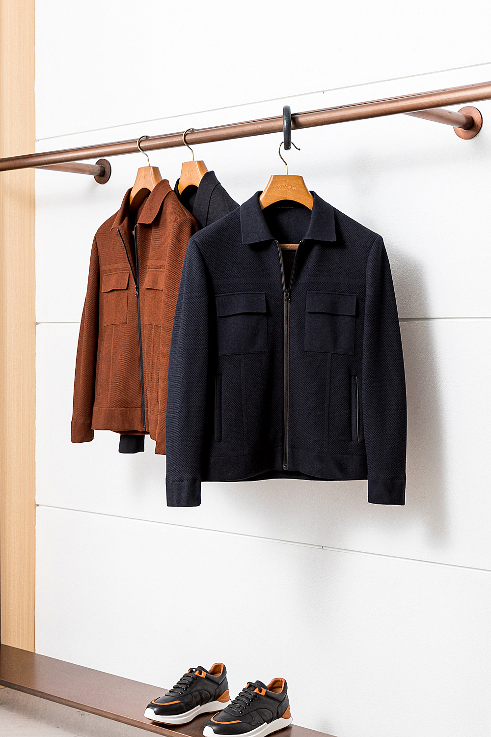 翻领秋冬春透气保暖夹克外套