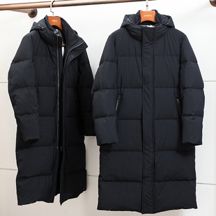 意产120S丝羊毛 35° 冬季 男士 加厚鹅绒服 限量鼎奢 过膝长款 极寒