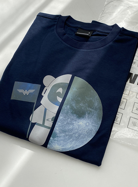 柜1600！意大利高端奢级水柔棉！短袖T恤男2022年新款纯棉ins潮牌