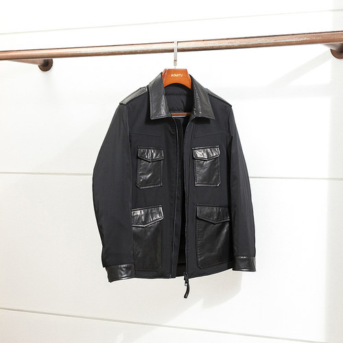 Aomitu冬季猎装老钱风鹅绒夹克