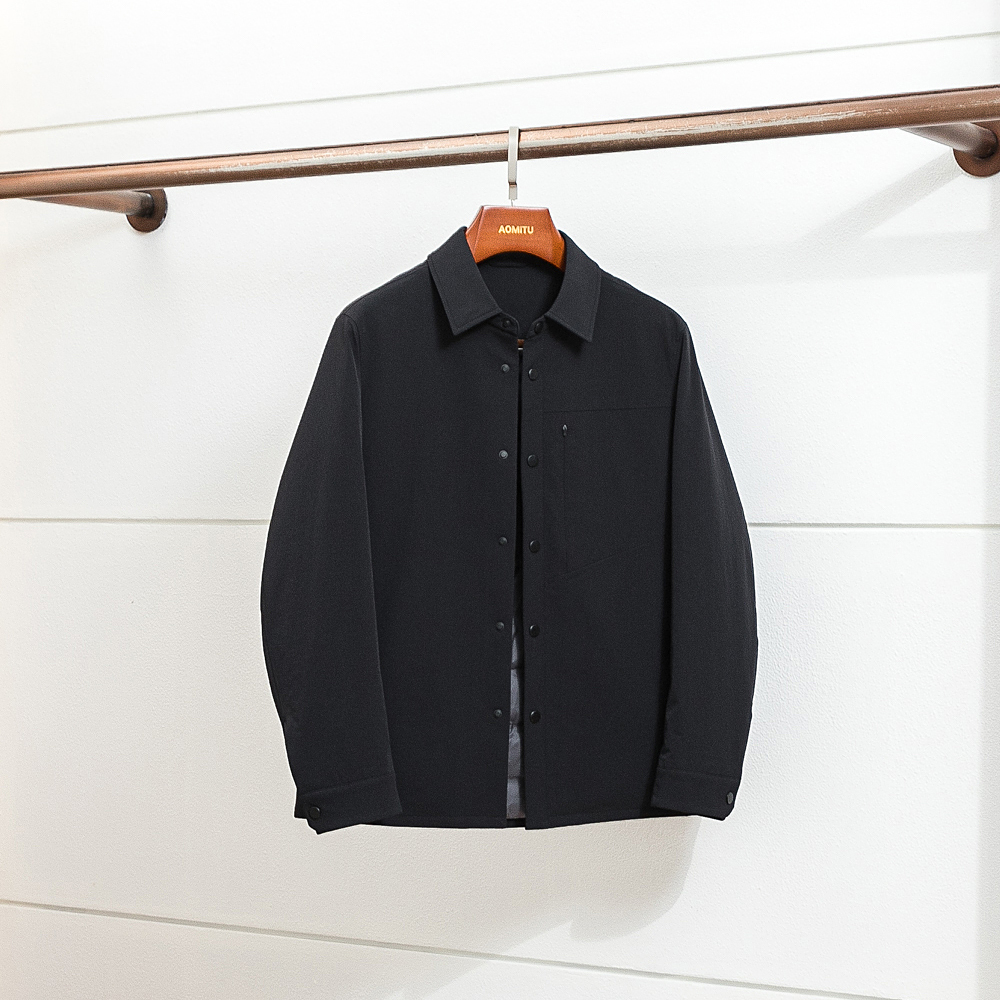 从容切换秋男士防水鹅绒夹克