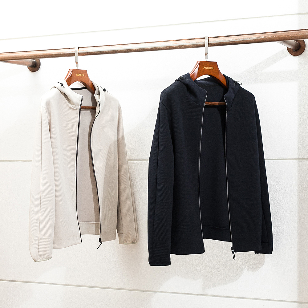 Z*HP系同源料秋冬羊毛连帽夹克