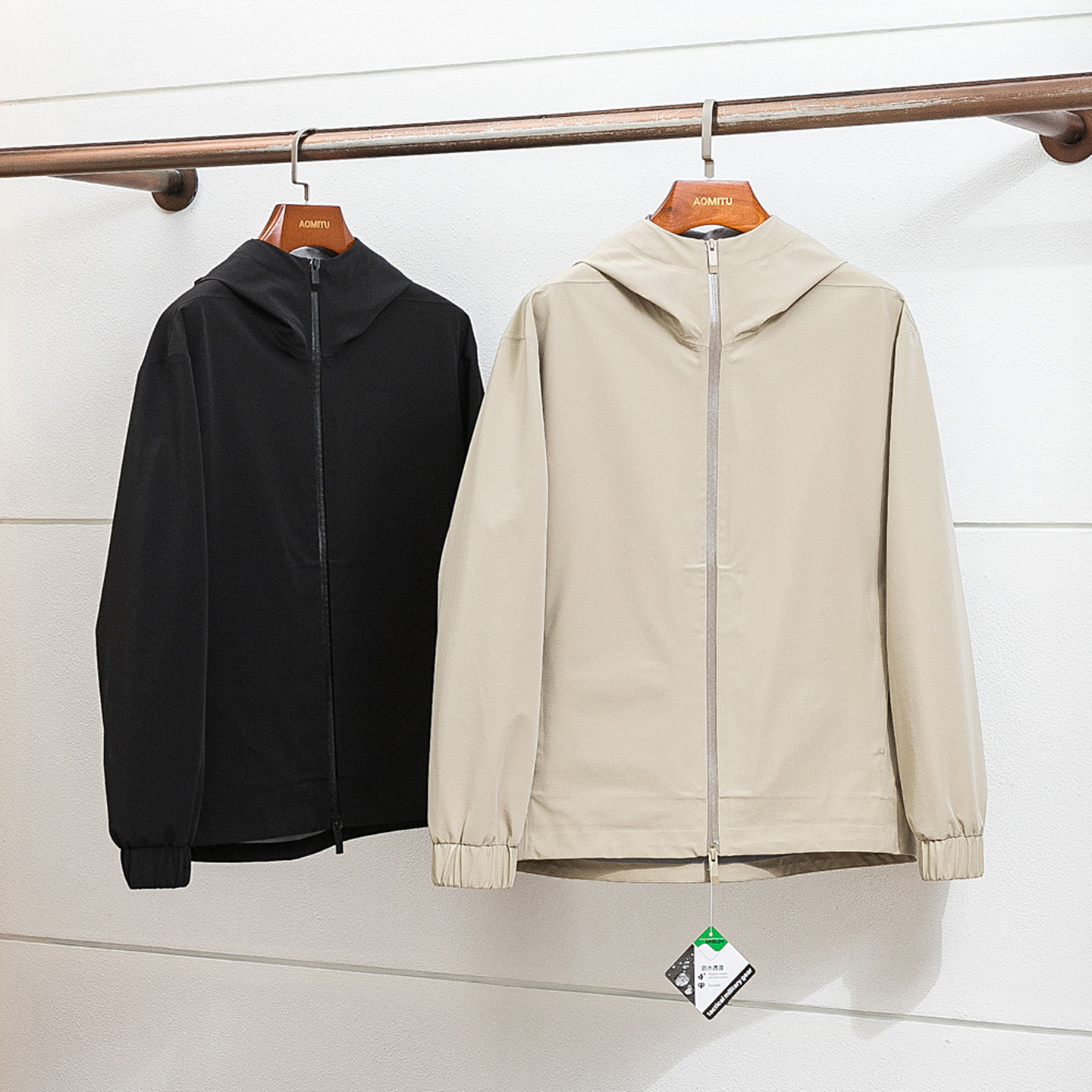 M版12500 3L复合户外冲锋衣 男士高端户外防水透气冲锋衣外套男