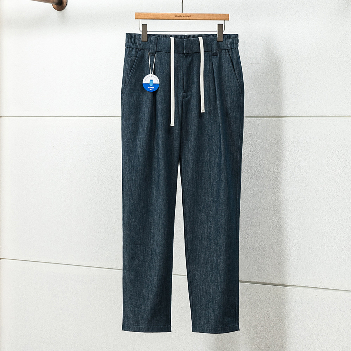 LP版9000 松弛态度 男士直筒宽松牛仔裤 老钱风男士休闲牛仔长裤
