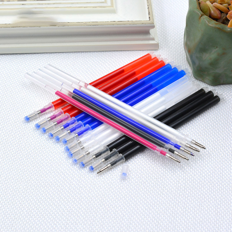 彩色高温消失笔芯服装专用皮革布料笔褪色笔气退点位加热褪色笔芯