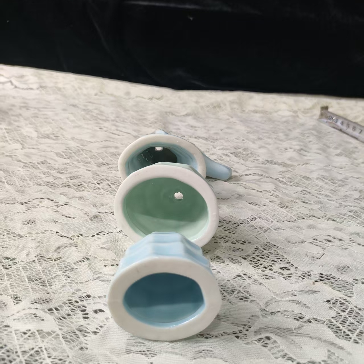 陶瓷海马风铃挂件，需自行组装，介意勿拍