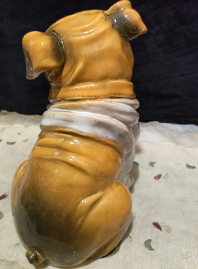 陶瓷摆件孤品高温瓷微瑕介意勿拍