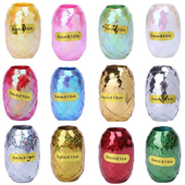 金色银色气球绳子幻彩镭射气球绳彩蛋闪光珠光色氦气气球彩绳装 饰