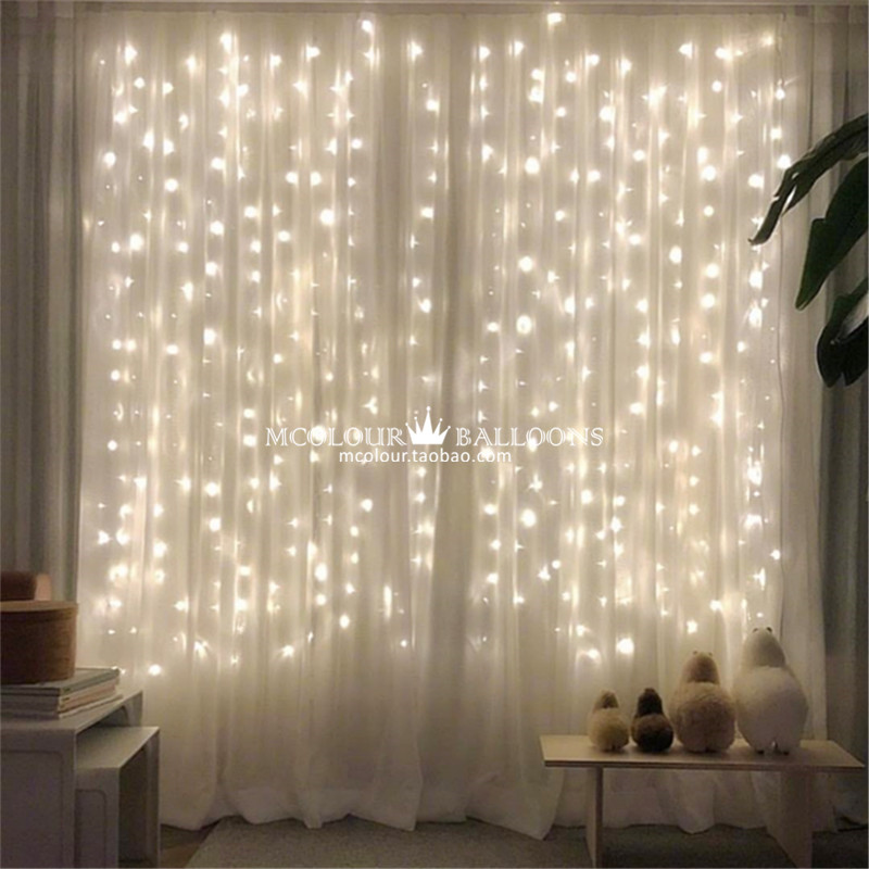 少女房间浪漫装饰惊喜布置彩灯