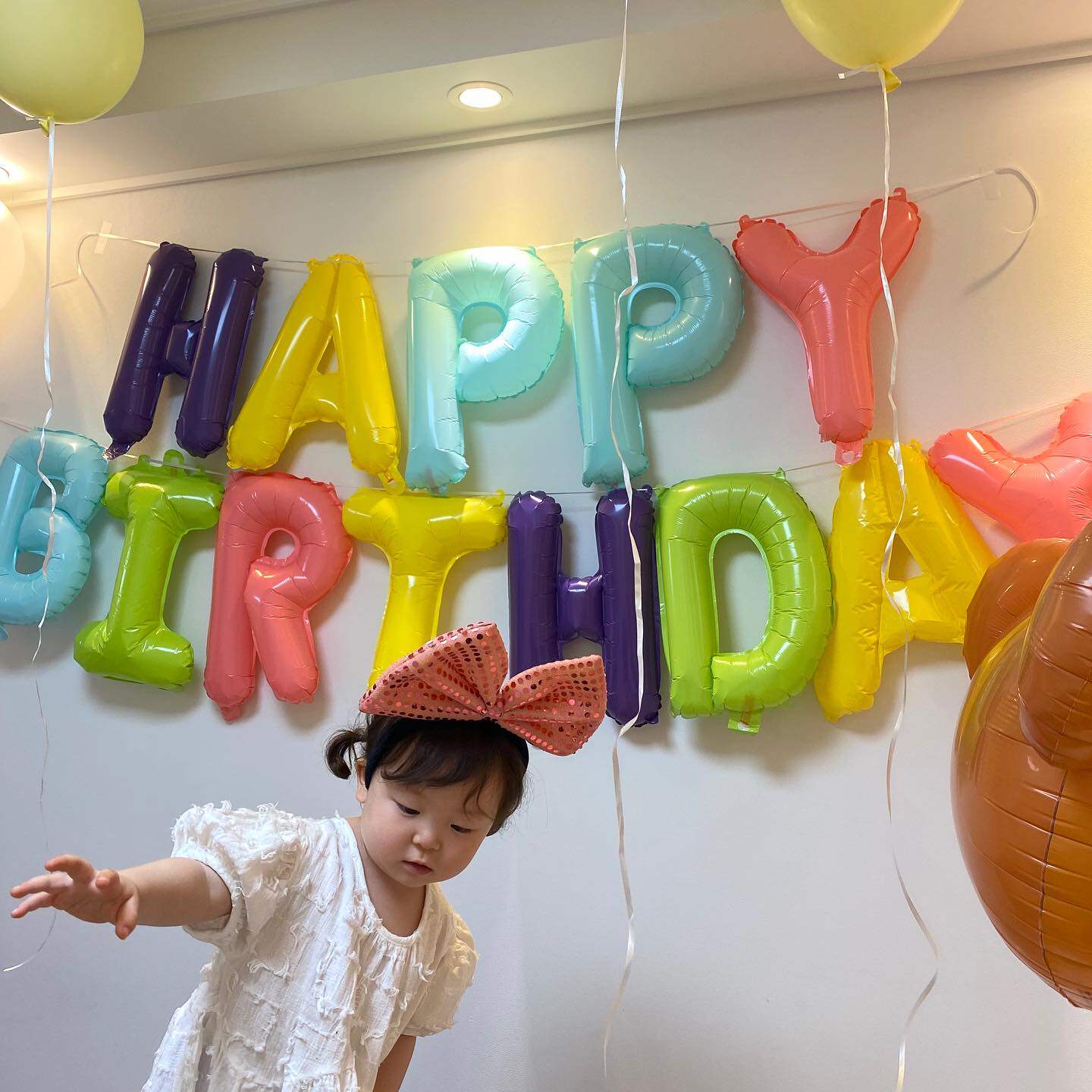 生日字母铝膜气球派对布置装饰