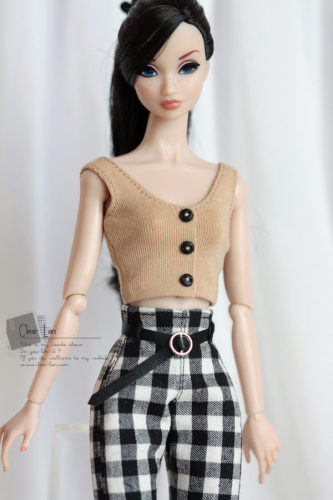 [M-201809-03]上衣/FR Momoko Barbie Blythe Mico 娃衣