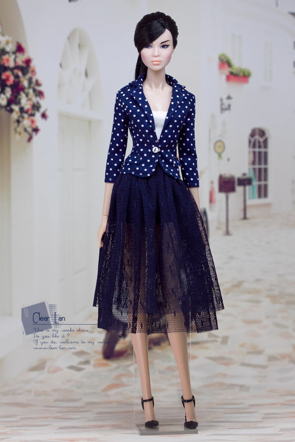 [M-201906-50]半身裙/FR Momoko Barbie Blythe OB Mico 娃衣