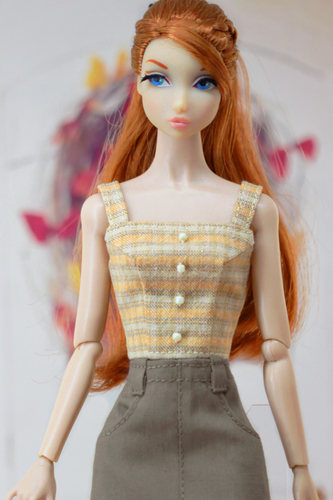 [M-202002-01-C]小吊带/FR Momoko Barbie Blythe OB Mico 娃衣