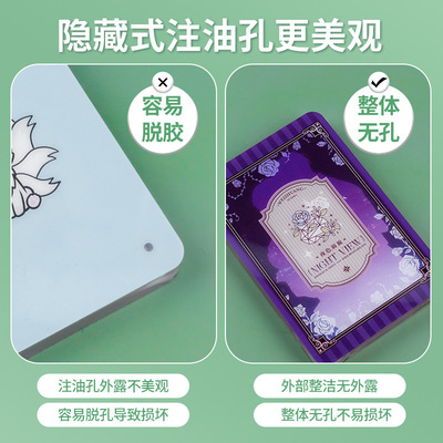 定制款亚克力流沙麻将热销明星票根动漫周边流麻旋转立牌卡通摆件