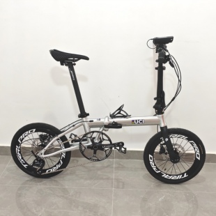 16寸铝合金折叠自行车碟刹车架k3plusmini成人男女式学生单车diy