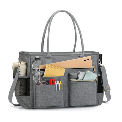 亚马逊新款女士笔记本电脑包手提包电脑单肩包商务公文包托特包