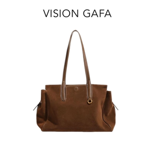 旅行包复古麂皮绒托特包大容量手提波士顿包单肩通勤