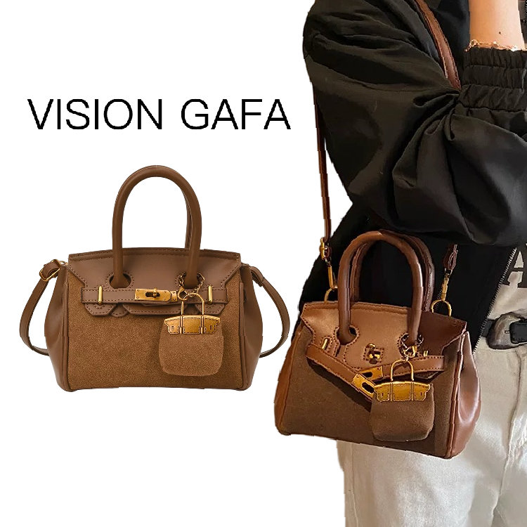 秋冬季复古美拉德棕色包包女2025新款百搭斜挎包手提铂金包小拎包