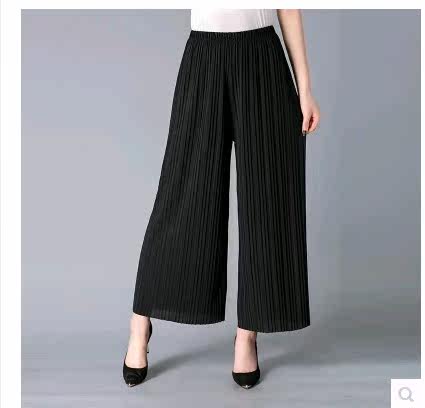 Women's wear Middle and old age Ninth pants Cheap Large Culotte 50-60-70 Sentimental Summer wear Easy Chiffonin the Women's clothing/Boutique , Pants , Casual pants  category - from Buy2taobao.com to provide professional Taobao agent buy service