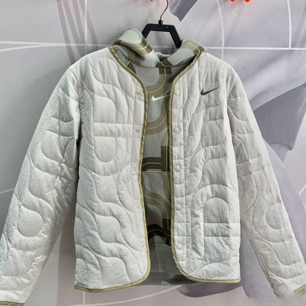 耐克Nike CNY灵蛇迎新男单排扣V领薄棉服夹克外套 HV8204-072-370