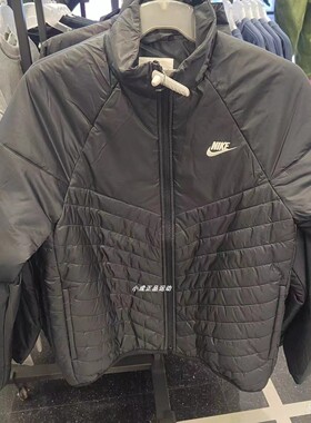 耐克Nike Therma-FIT男立领薄款棉服夹克拉链外套 FB8196-010-077