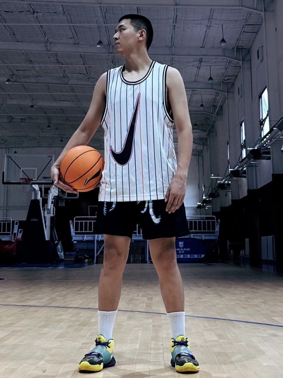 耐克Nike 男女大勾速干篮球运动训练无袖背心短袖DX0436-100-410