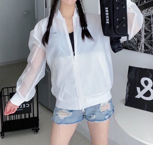 耐克女子立领皮肤衣防晒衣外套