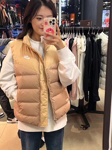 nike耐克冬女子羽绒立领背心