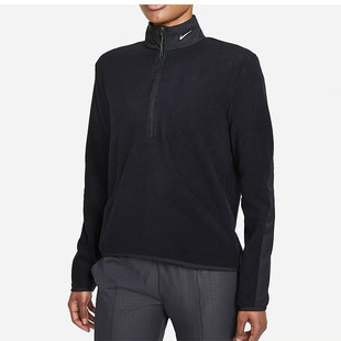 Nike Therma-Fit女子摇粒绒半拉链立领保暖卫衣套头衫 DA3237-010