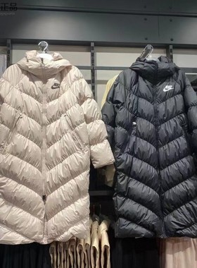 NIKE耐克羽绒服女子冬长款连帽外套 DV0571 IB2971 FD8213 FV8167