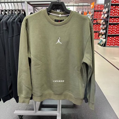耐克乔丹男女圆领加绒套头卫衣