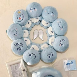 SuperJunior蓝团子赫海金希澈金钟云曹圭贤属性自制毛绒玩偶礼物