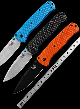 蝴蝶BM535G10柄户外折刀露营便携EDC水果刀工具刀