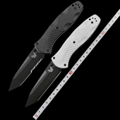 蝴蝶BM583尼龙柄户外折刀露营便携EDC水果刀工具刀