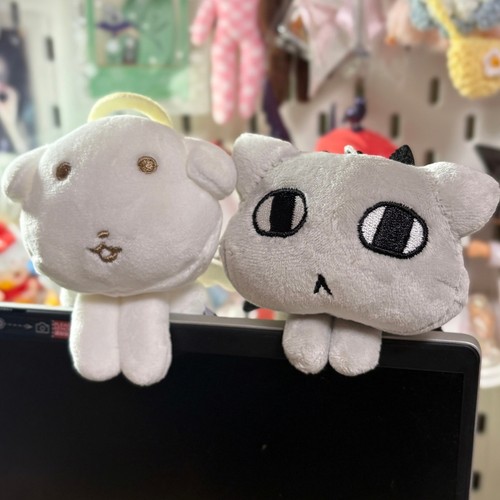 ganadi猫狗毛绒电脑挂件钥匙扣