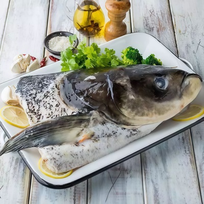 微山湖花鲢鱼熊鱼大头鱼新鲜胖头