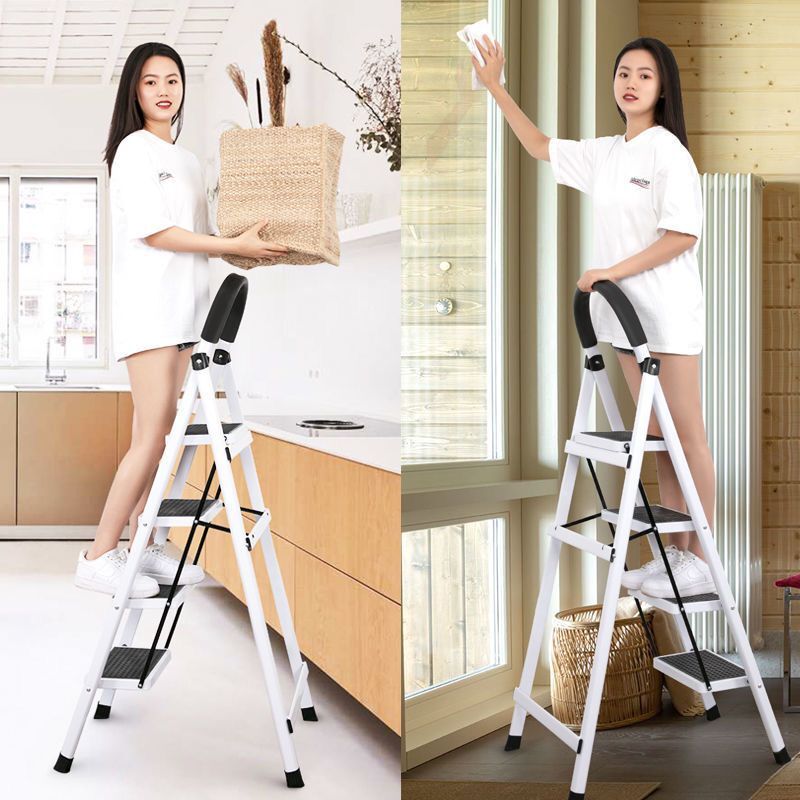 梯子家用折叠加厚碳钢移动