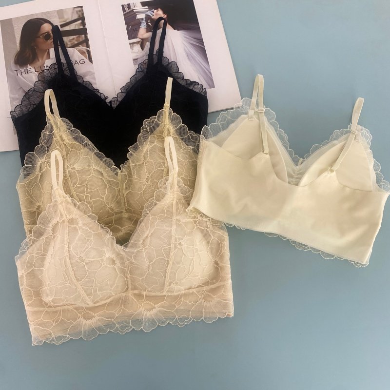 古妃3825春夏法式蕾丝大胸显小抹胸内衣女超薄聚拢防走光裹胸美背,女士内衣/男士内衣/家居服,抹胸,淘宝优惠券,粉丝福利购,淘宝优惠卷