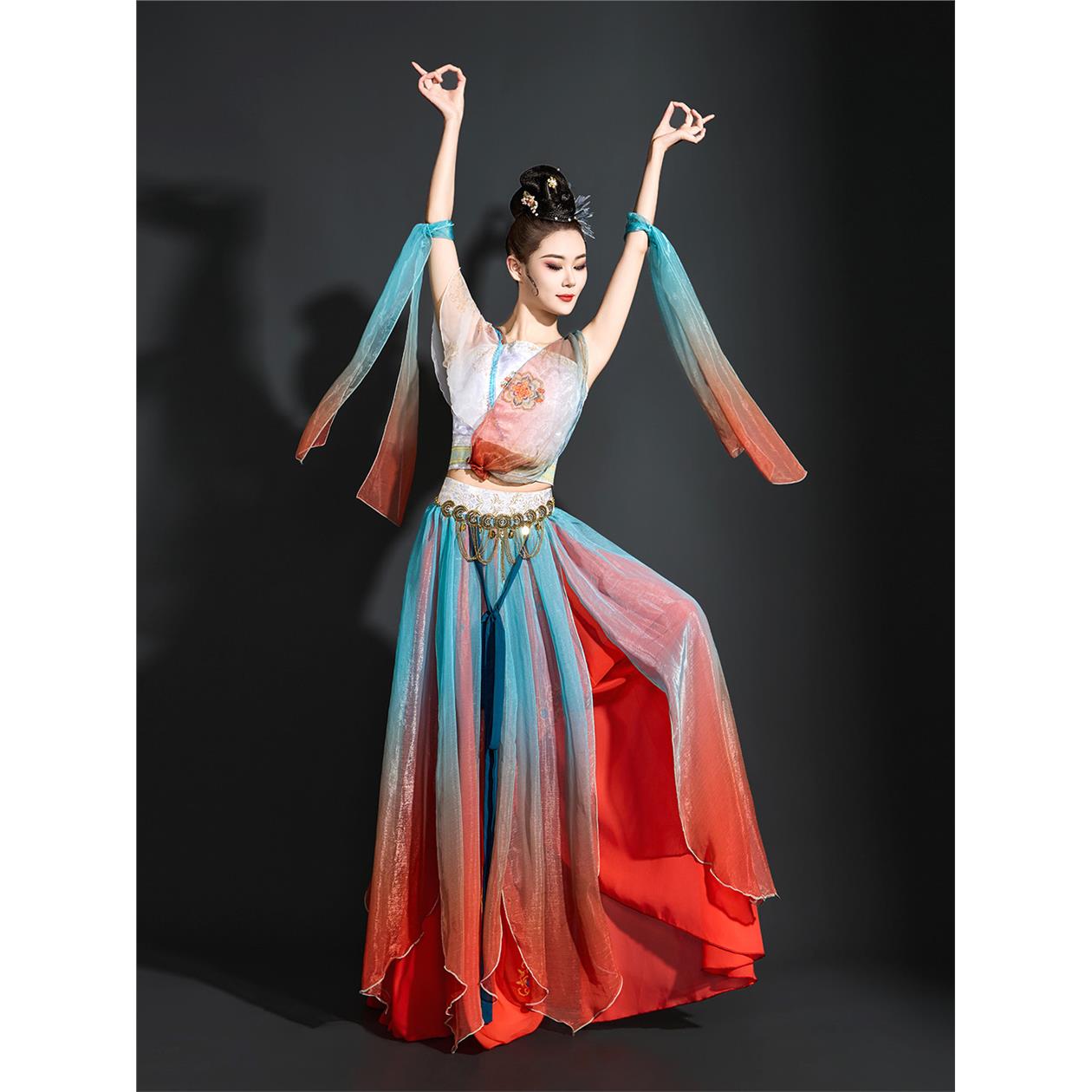 高档舒语慕雅古典舞服女图片