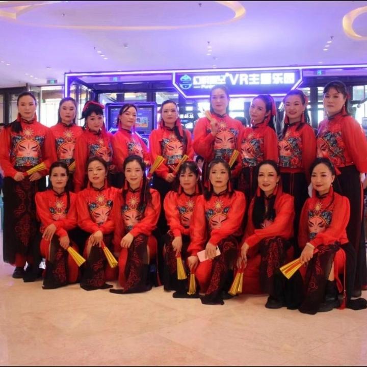 高档成人款打鼓舞蹈表演服中国风广场舞服装秧歌队服锣鼓队国潮演