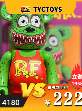 【TYCTOYS】特价现货 BE@RBRICK芬克鼠a积木暴力熊1000%RATFINK