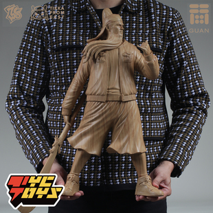 ZCWO TIKKA TYCTOYS 關(guān)公關(guān)GUAN木紋WOOD GRAIN限量雕像 現(xiàn)貨