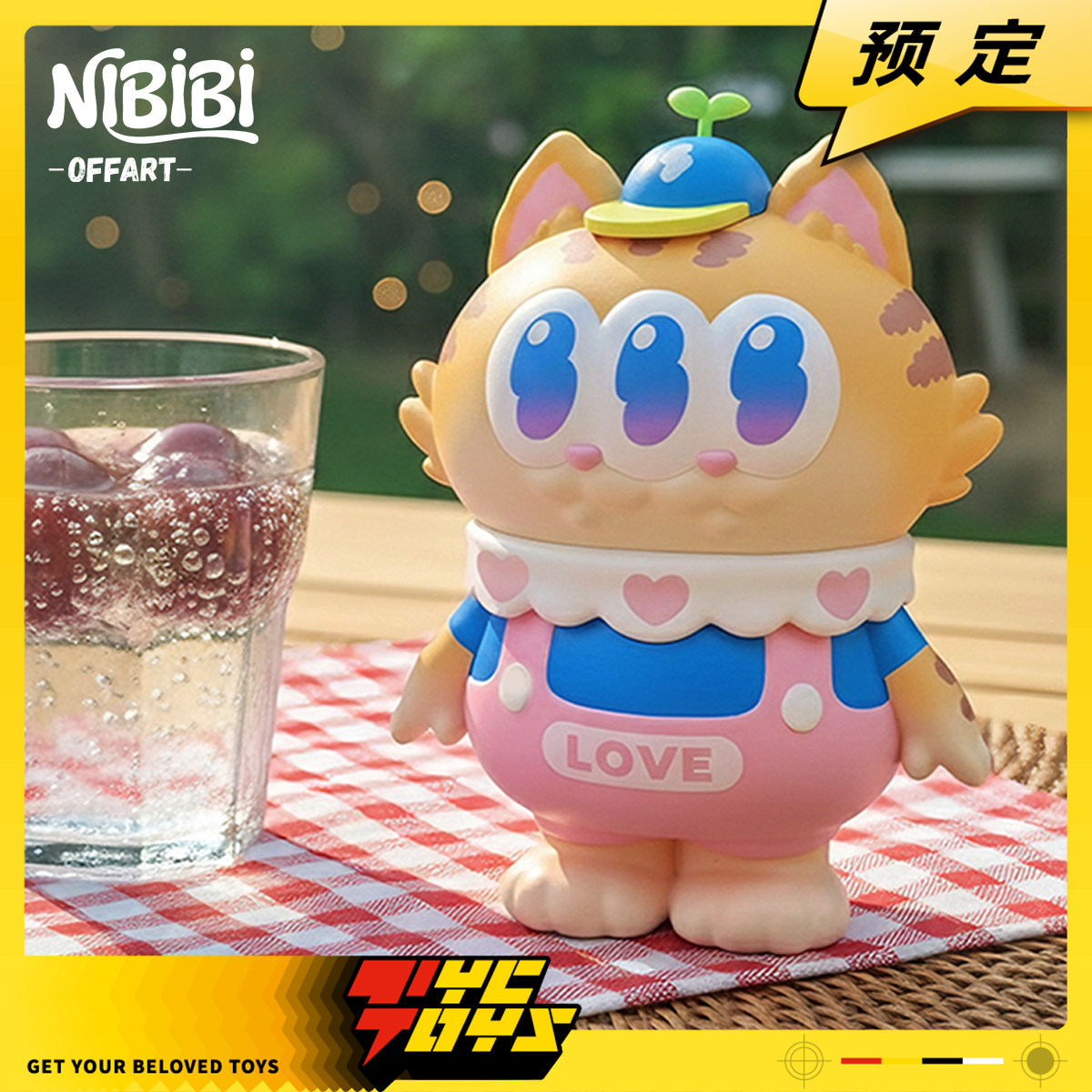 【TYCTOYS】定金预售 OFFART猫SOUL NIBBI三眼猫潮玩手办桌面摆件