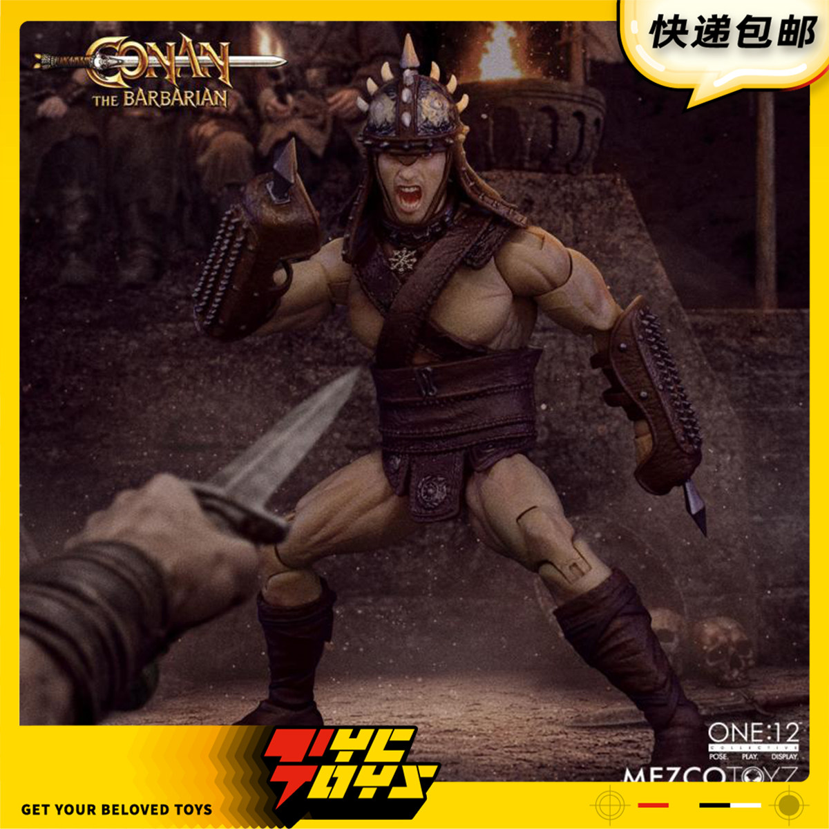 【TYCTOYS】定金预售 MEZCO蚂蚁野蛮人柯南竞技场版1/12可动人偶