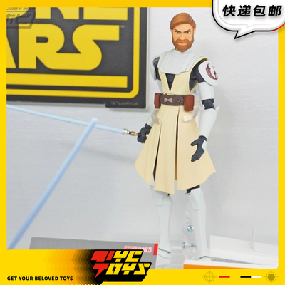 【TYCTOYS】定金预售 万代SHF星球大战克隆人战争欧比旺克诺比
