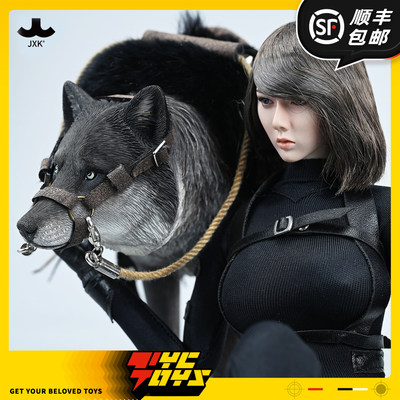 【TYCTOYS】预售 JXK欧亚灰狼静态动物模型1/6手办摆件成品JXK223